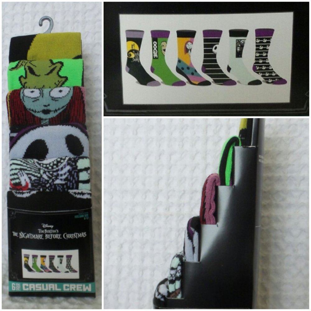 NIGHT Before CHRISTMAS Men Socks 6-Pack Casual NEW